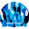 funky trunks silicone swimming hat - chaz mic